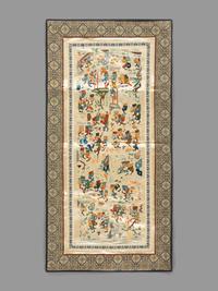18 Chinese Embroidered Silk Textiles