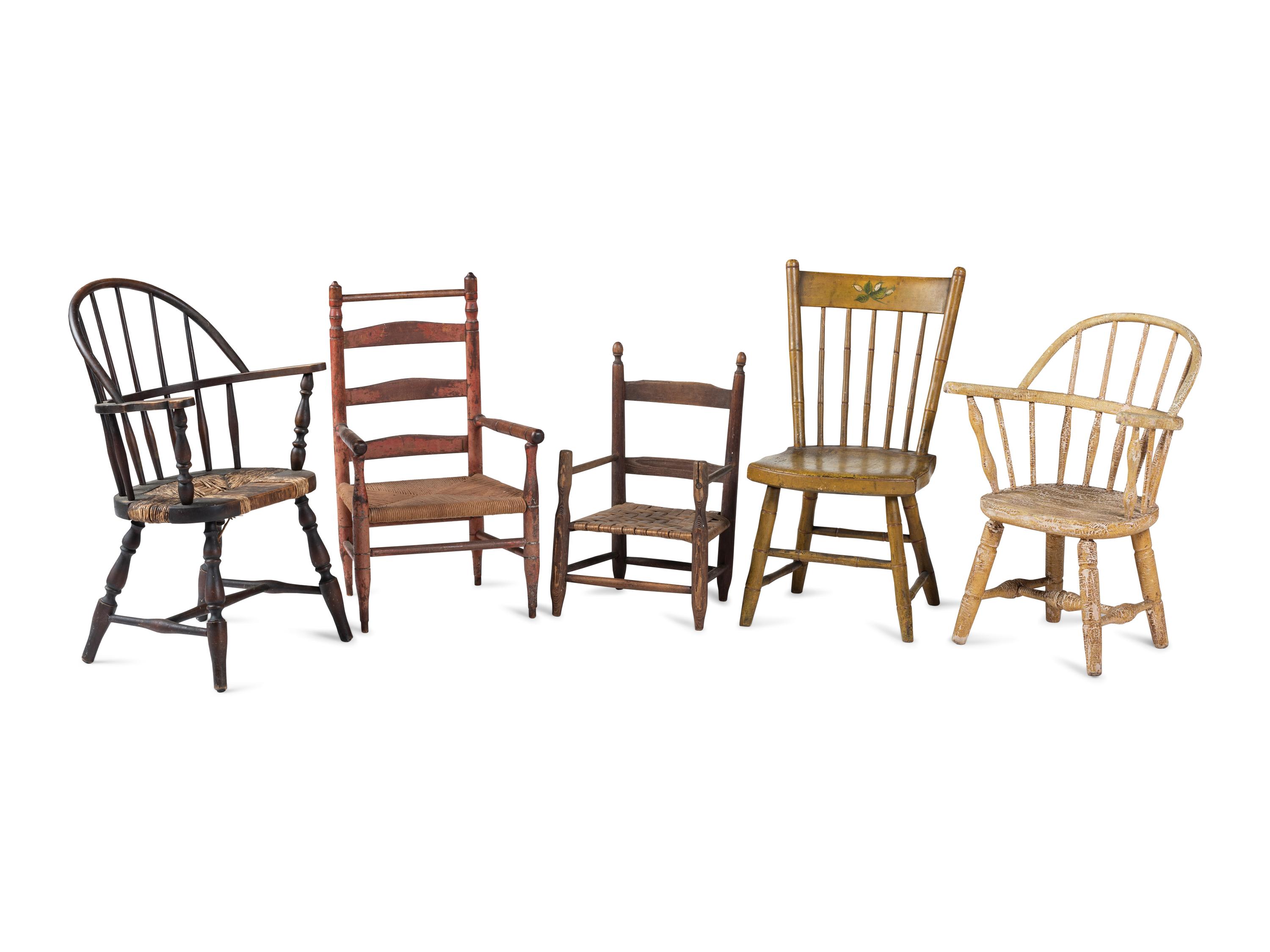 Five Children's Chairs