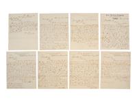 [TRANSPORTATION - RAILROAD]. Archive identified to Leonard B. Blinn, incl. several letters referencing the 1862 Erie Railroad strike.