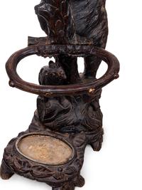 A Black Forest Carved Wood Hall Tree