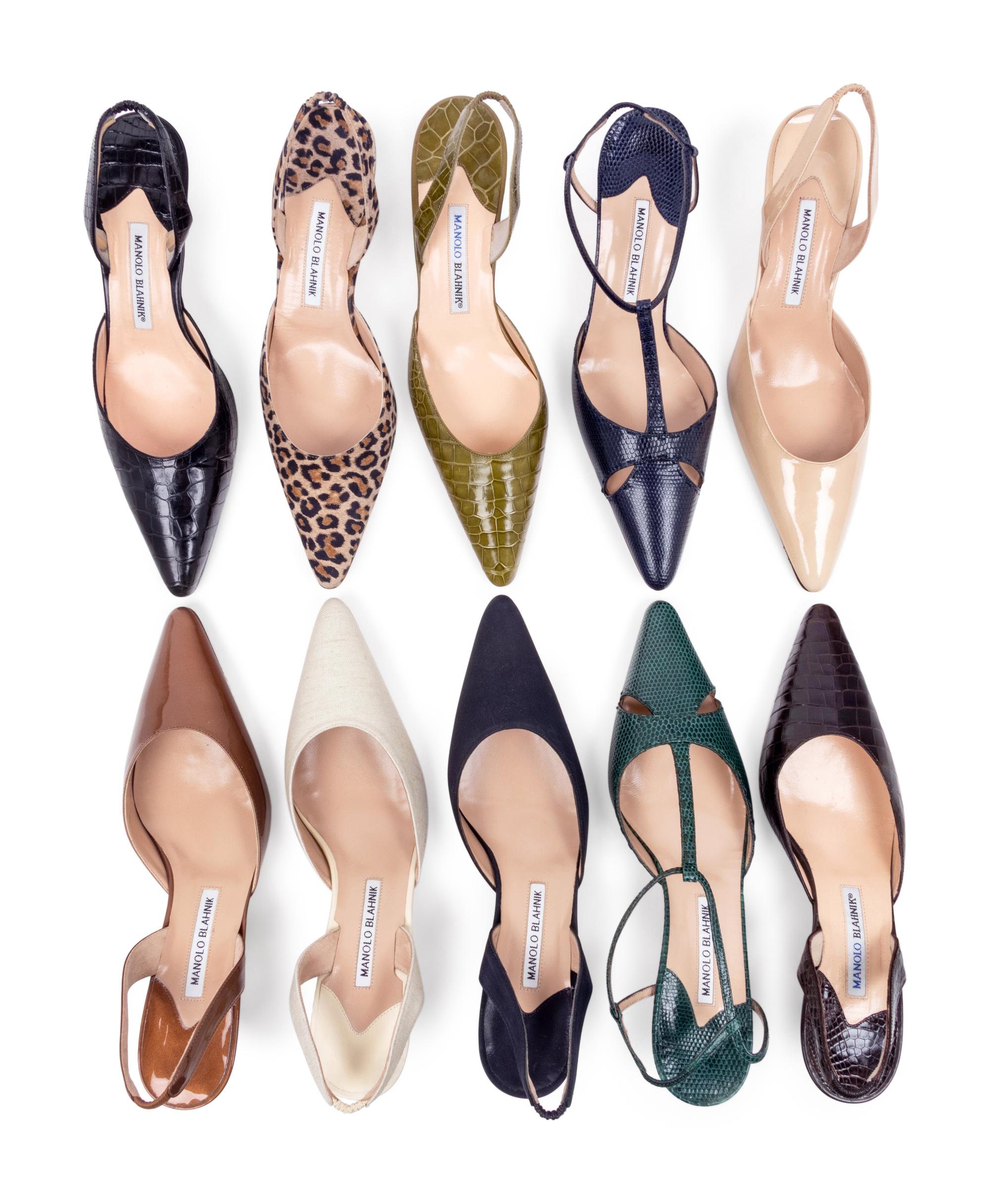 Ten Pairs of Manolo Blahnik Heels