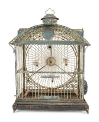 Four Architectural Bird Cages
