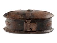 A Continental Iron-Mounted Table Casket