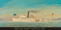 [TRANSPORTATION]. Steamboat "Catskill" - Capt. Blanch-1873.