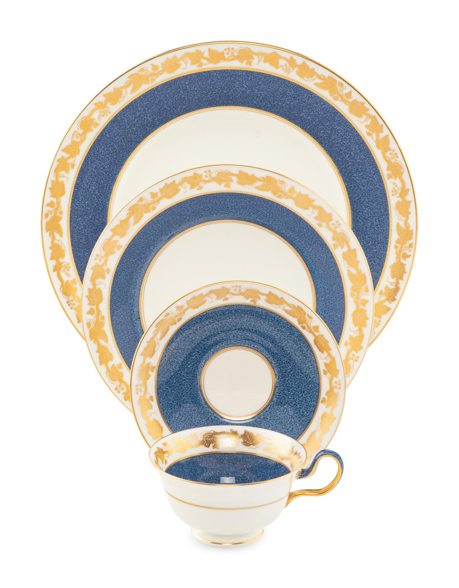 A Wedgwood Porcelain Dinner Service