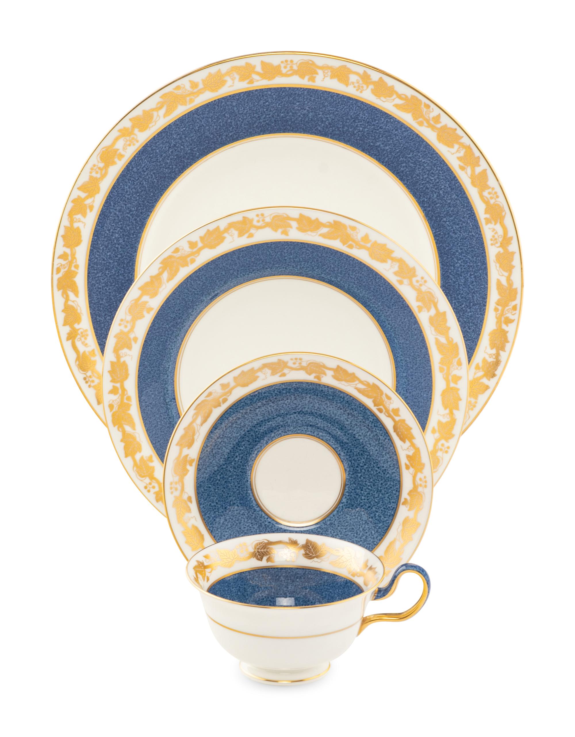 A Wedgwood Porcelain Dinner Service