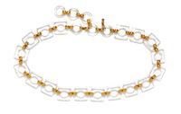 Yves Saint Laurent Lucite Necklace, 1970-80s