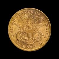 A United States 1875-S Liberty Head $20 Gold Coin