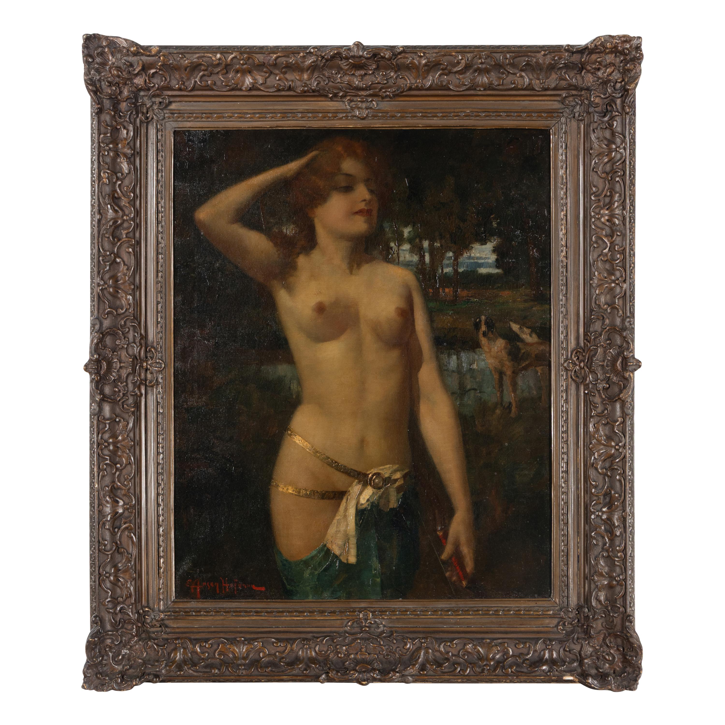 Eduard Ansen-Hofmann (Austrian, 1820-1904) — Diana