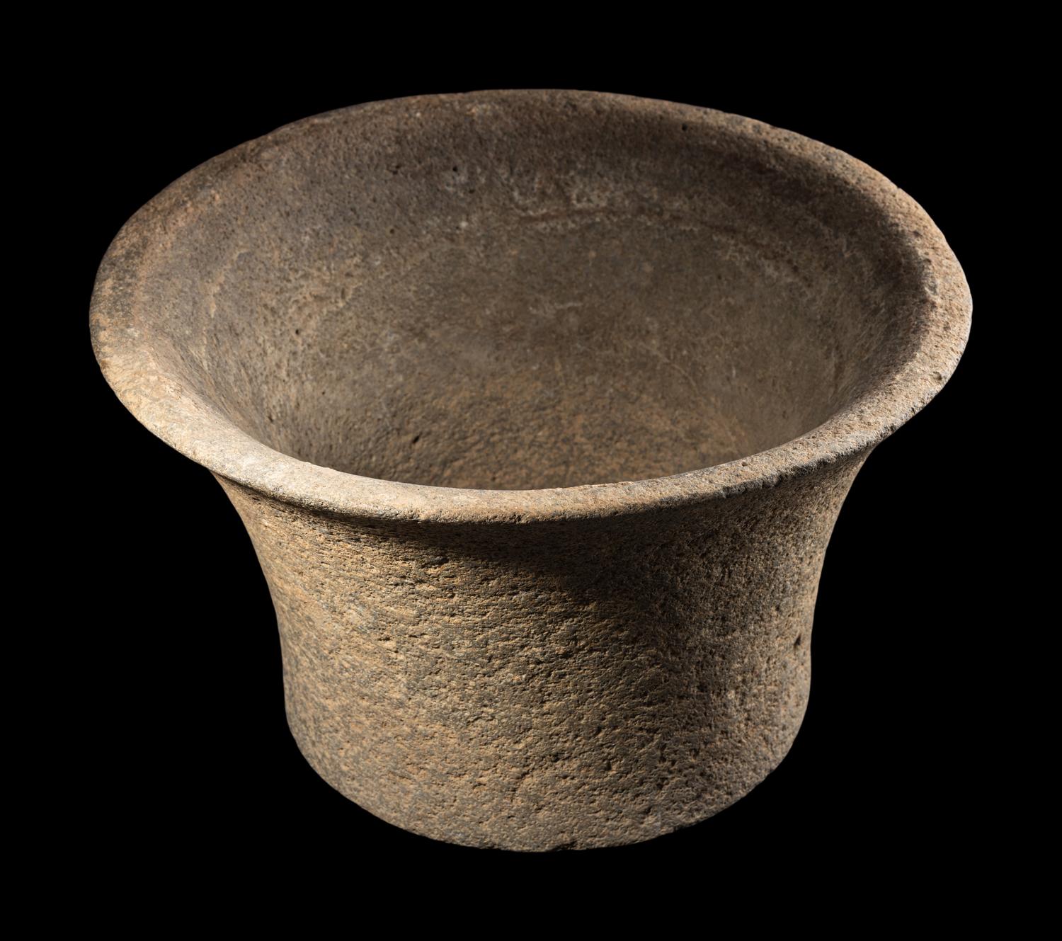 An Canaanite Basalt Bowl