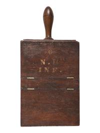 [CIVIL WAR]. 6th New Hampshire Infantry Regimental ballot box.