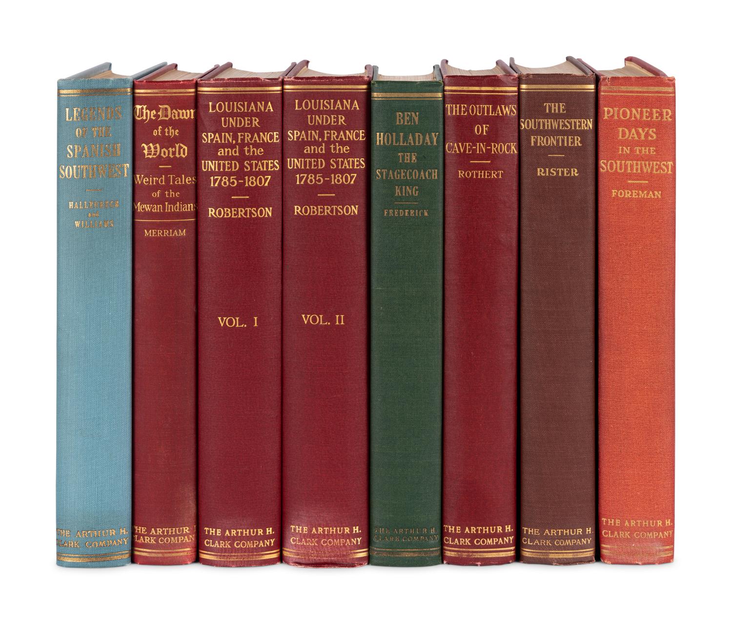 [ARTHUR H. CLARK COMPANY] -- [AMERICANA]. A group of 7 works published by the Arthur H. Clark Company, comprising: