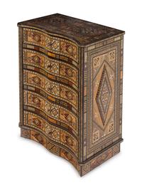 A Syrian Mosaic-Inlaid Chest of Drawers