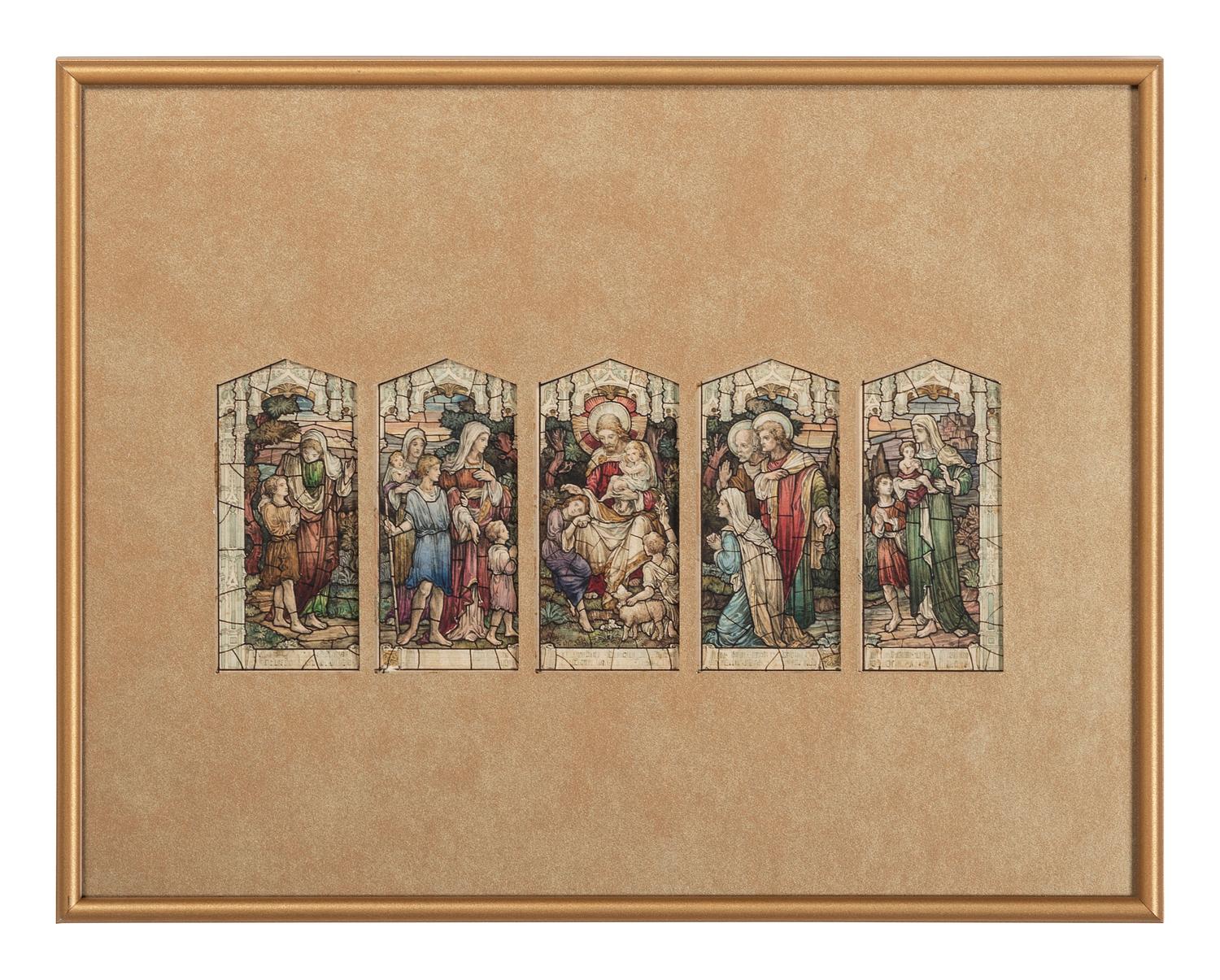 Four Stained Glass Window Designs