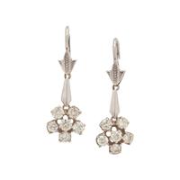 WHITE GOLD AND DIAMOND EARRINGS