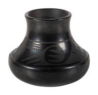 Blackware Pottery Jar