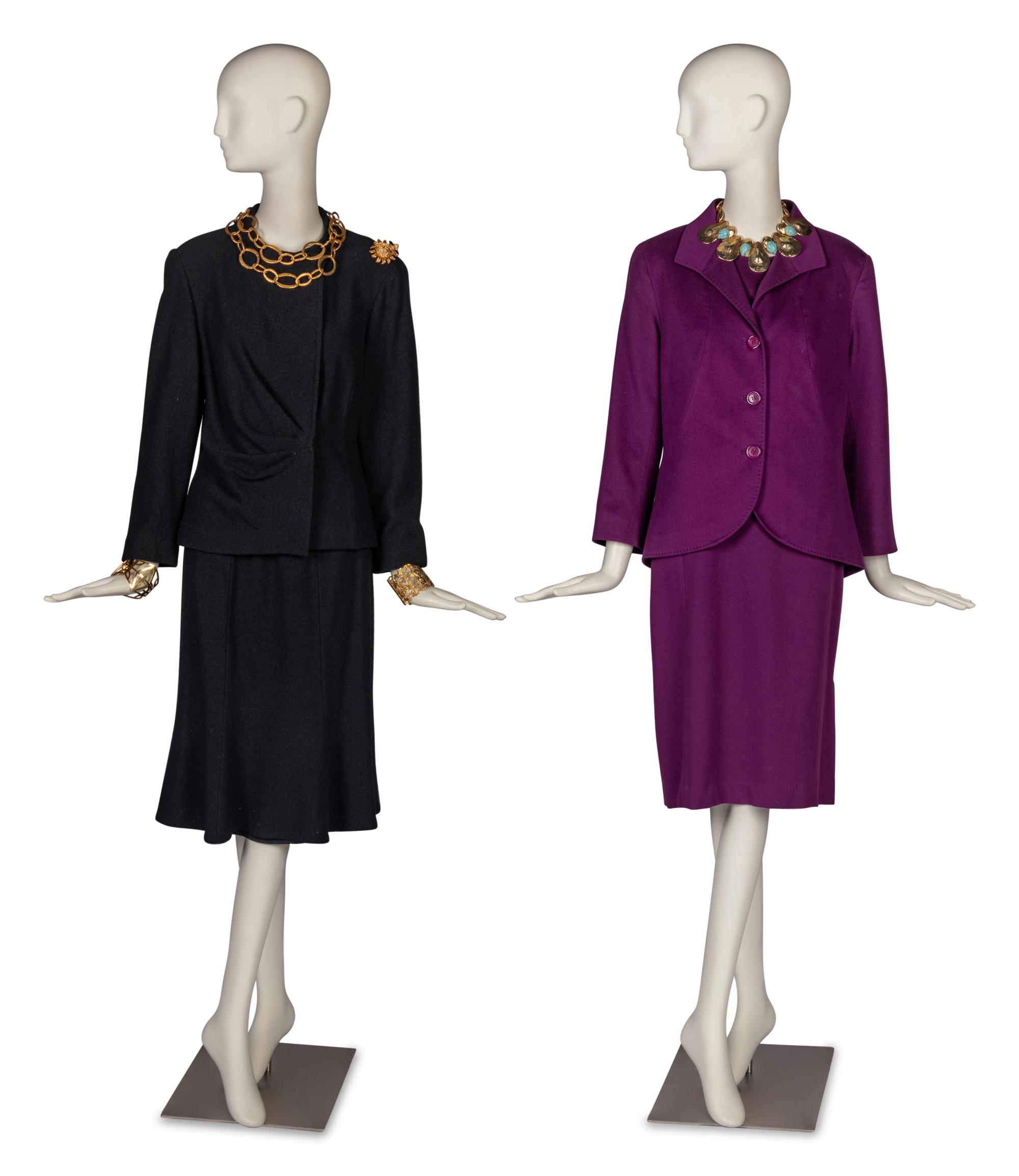 Lafayette 148 Ensemble and St. John Suit, Accompanied by a Collection of Costume Jewelry