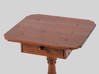 A Shaker One-Drawer Peg Leg Work Table