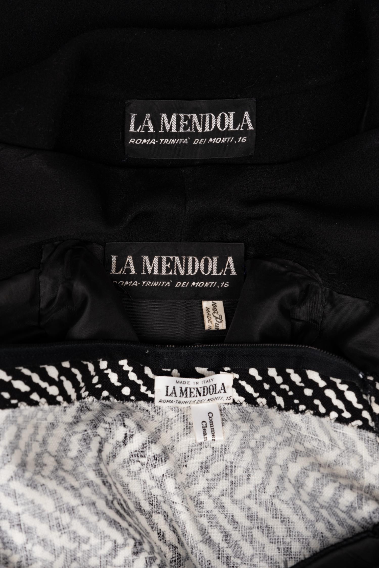 Three La Mendola Garments: Dress, Jacket, Coat, 1980s