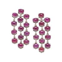 RUBY AND DIAMOND EARRINGS