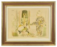 Le Peintre et Son Modèle, 1954