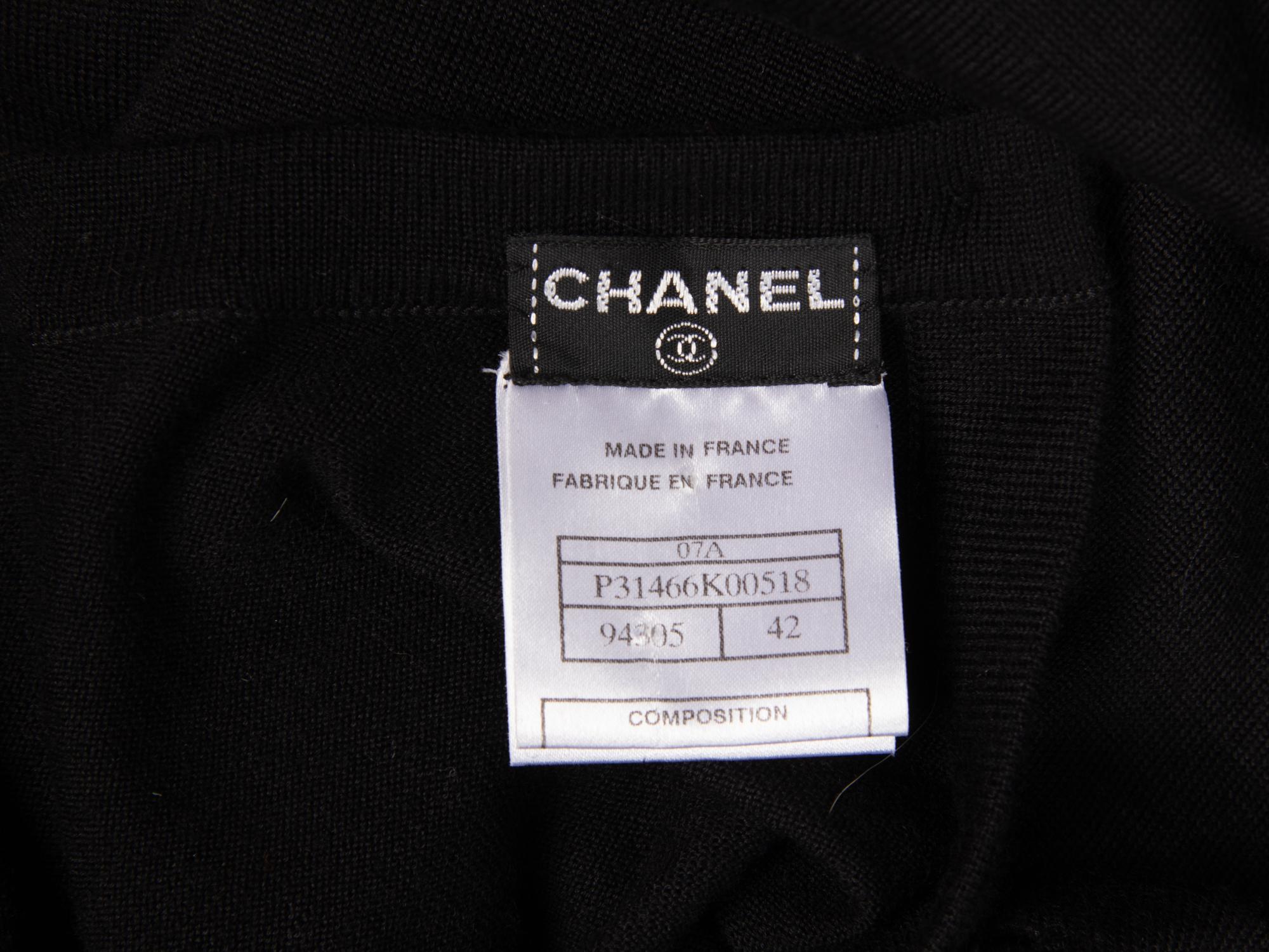 Chanel, Floral Cashmere Dress