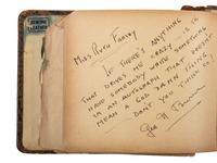 [AUTOGRAPHS]. Two autograph books owned by Chicago club owner Ruth Farley, signed by musicians, actors, and others of note including Cab Calloway, Mae West, Duke Ellington, and Mary Pickford.