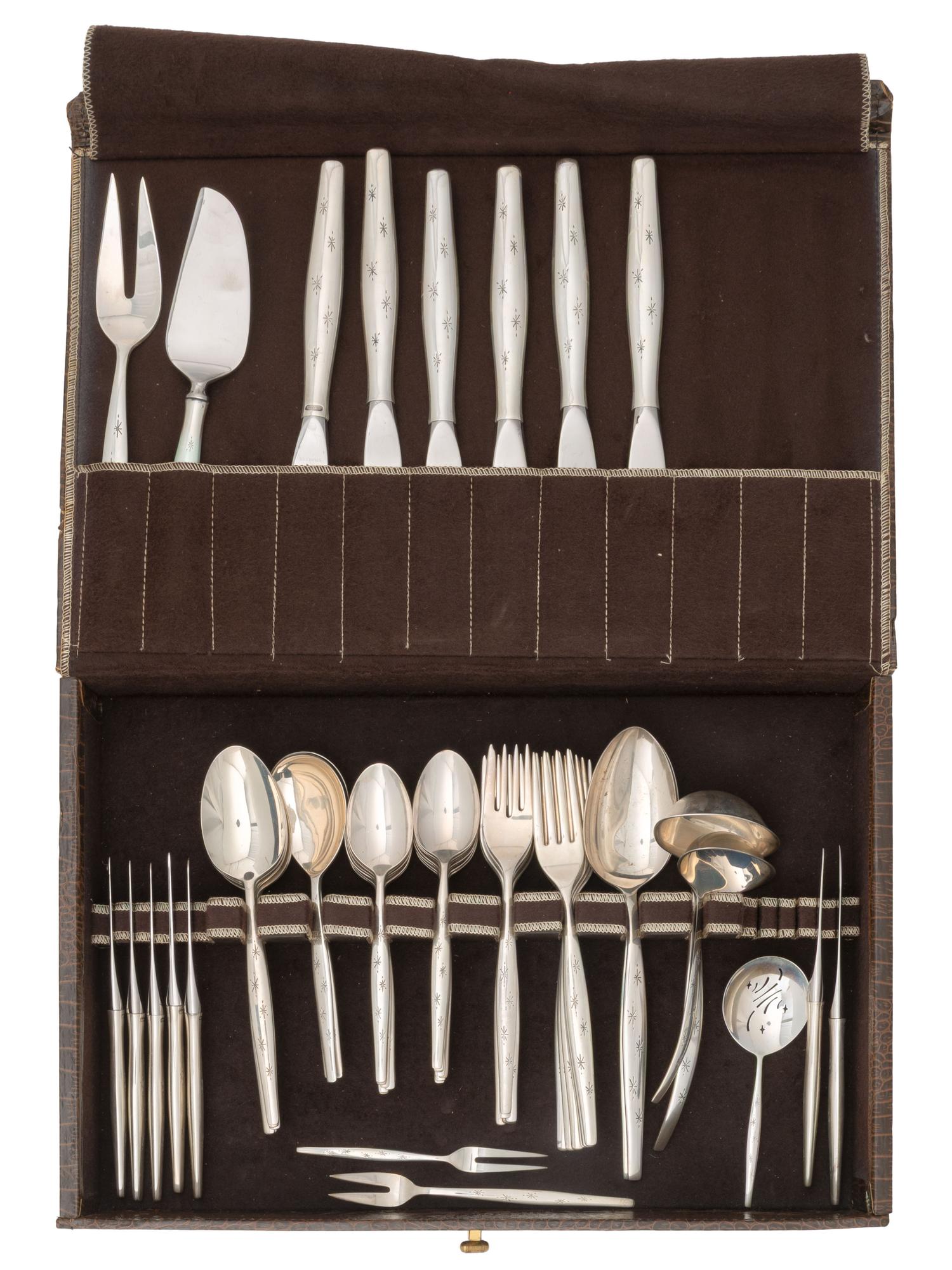 An American Silver Flatware Service