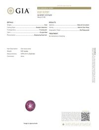 Star Ruby and Cultured Pearl Ring