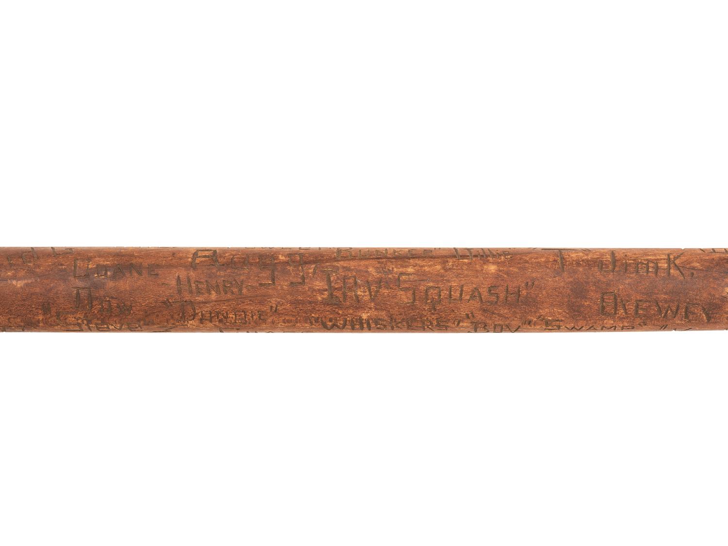 Four Folk Art Carved Canes
