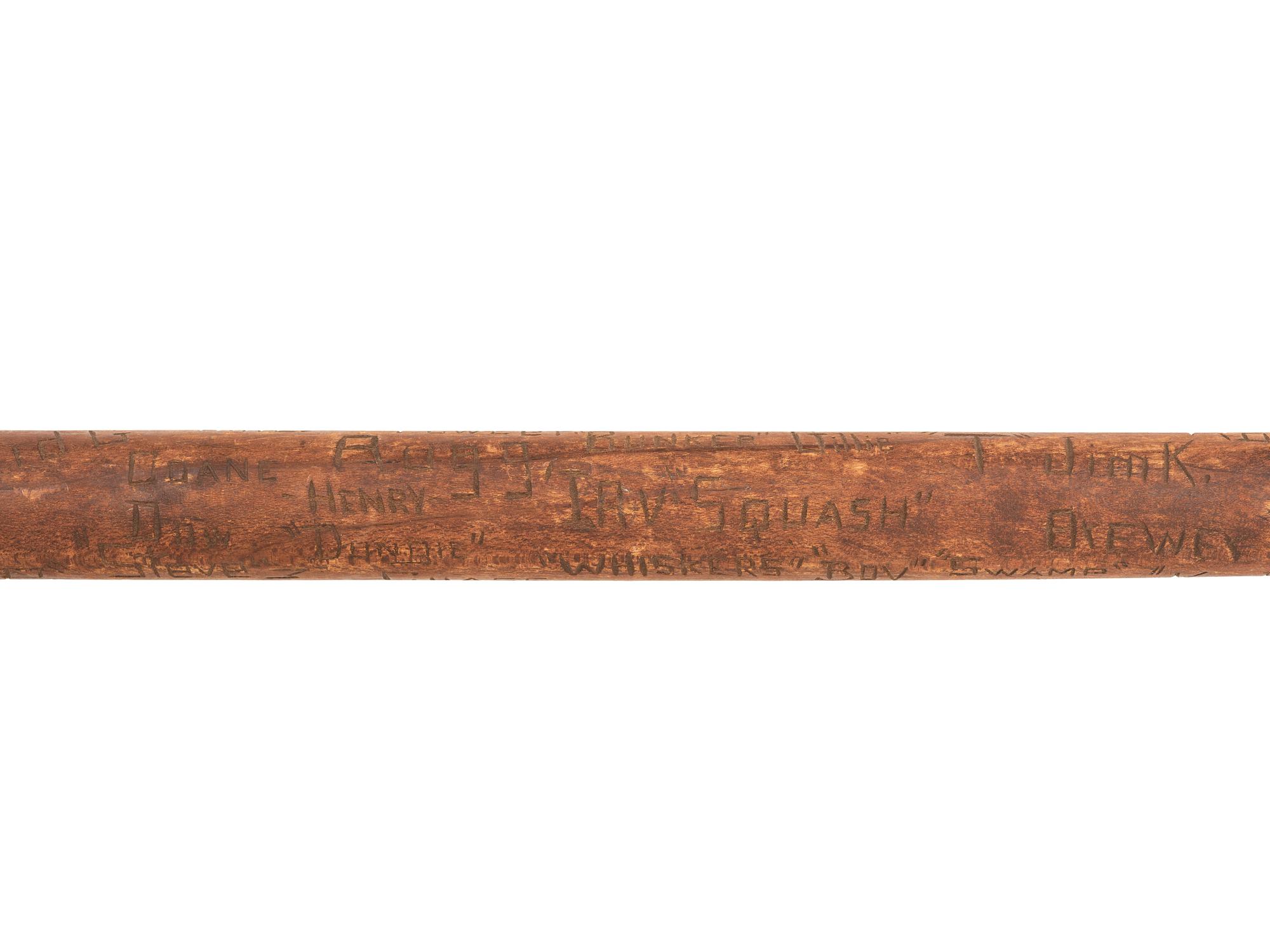 Four Folk Art Carved Canes