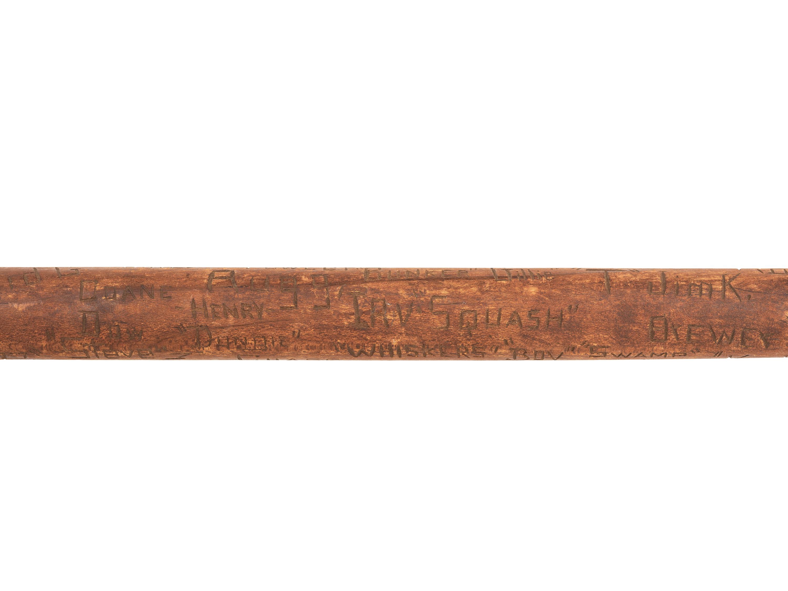 Four Folk Art Carved Canes