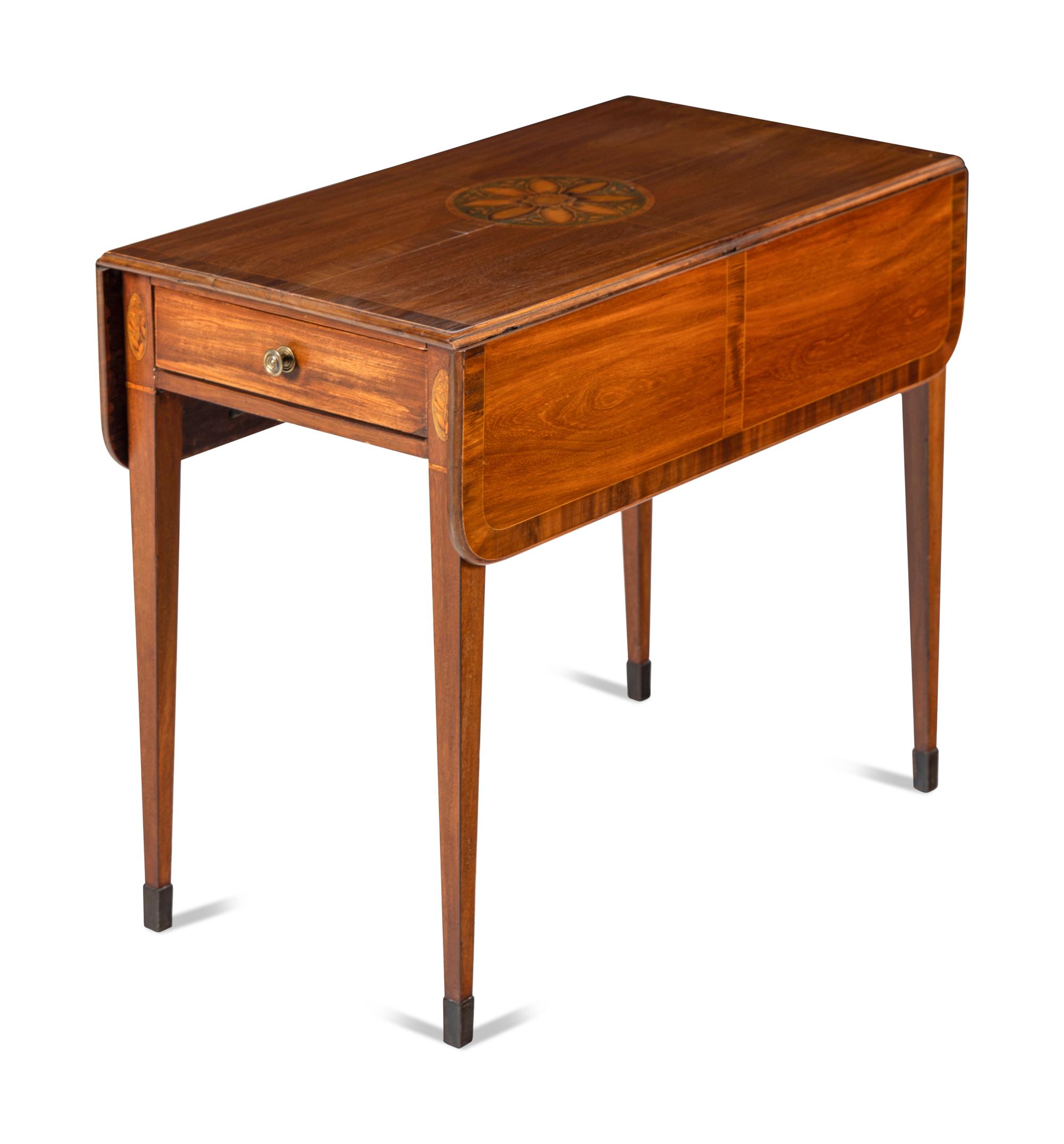 A George III Style Marquetry Pembroke Table