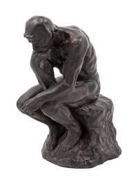 Three Patinated Bronze Figures