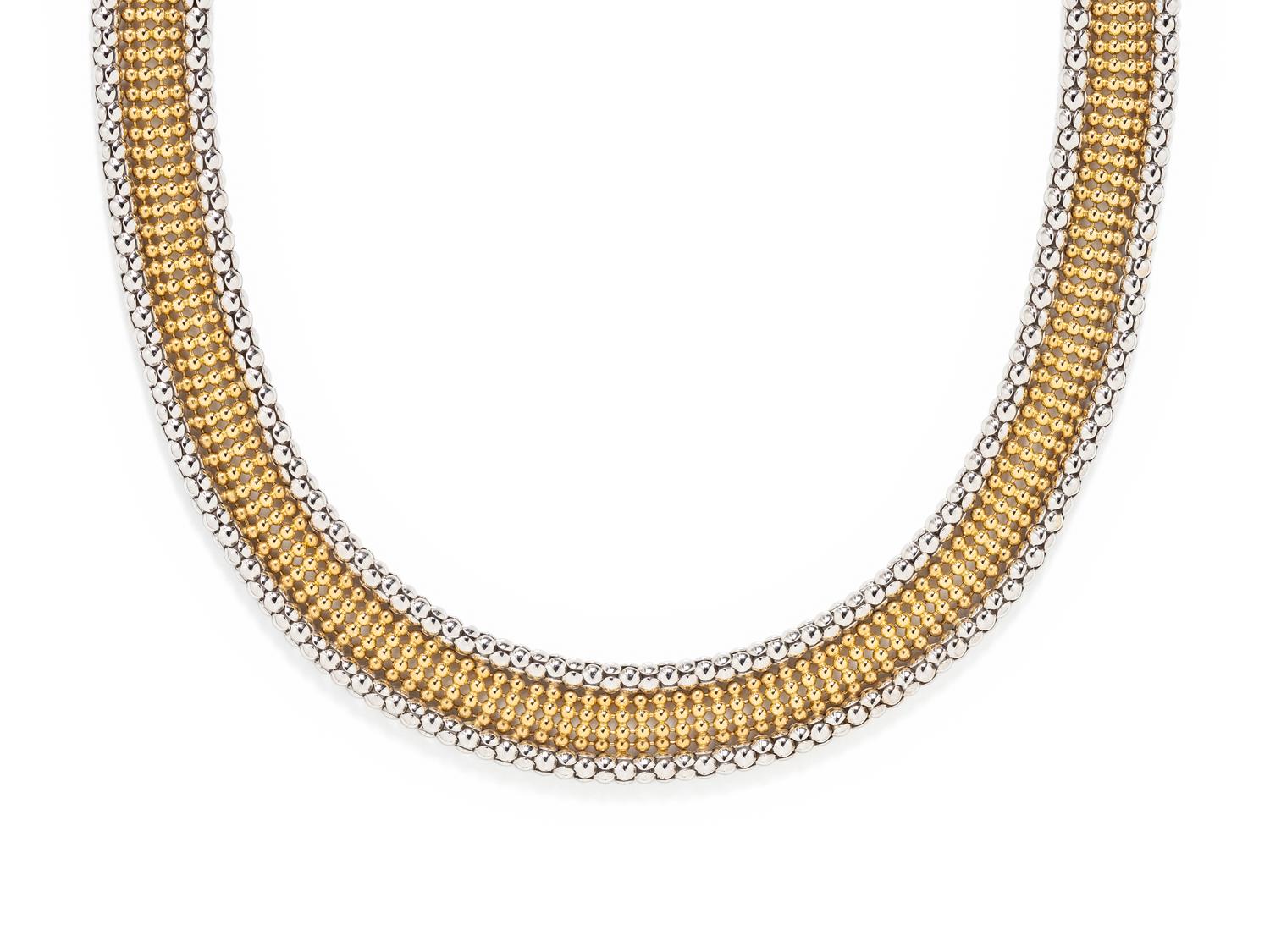 BICOLOR GOLD NECKLACE