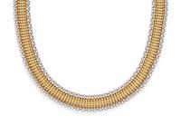 BICOLOR GOLD NECKLACE