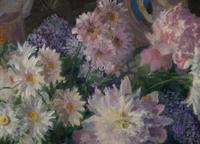 Flowers Before an Indian Painting
