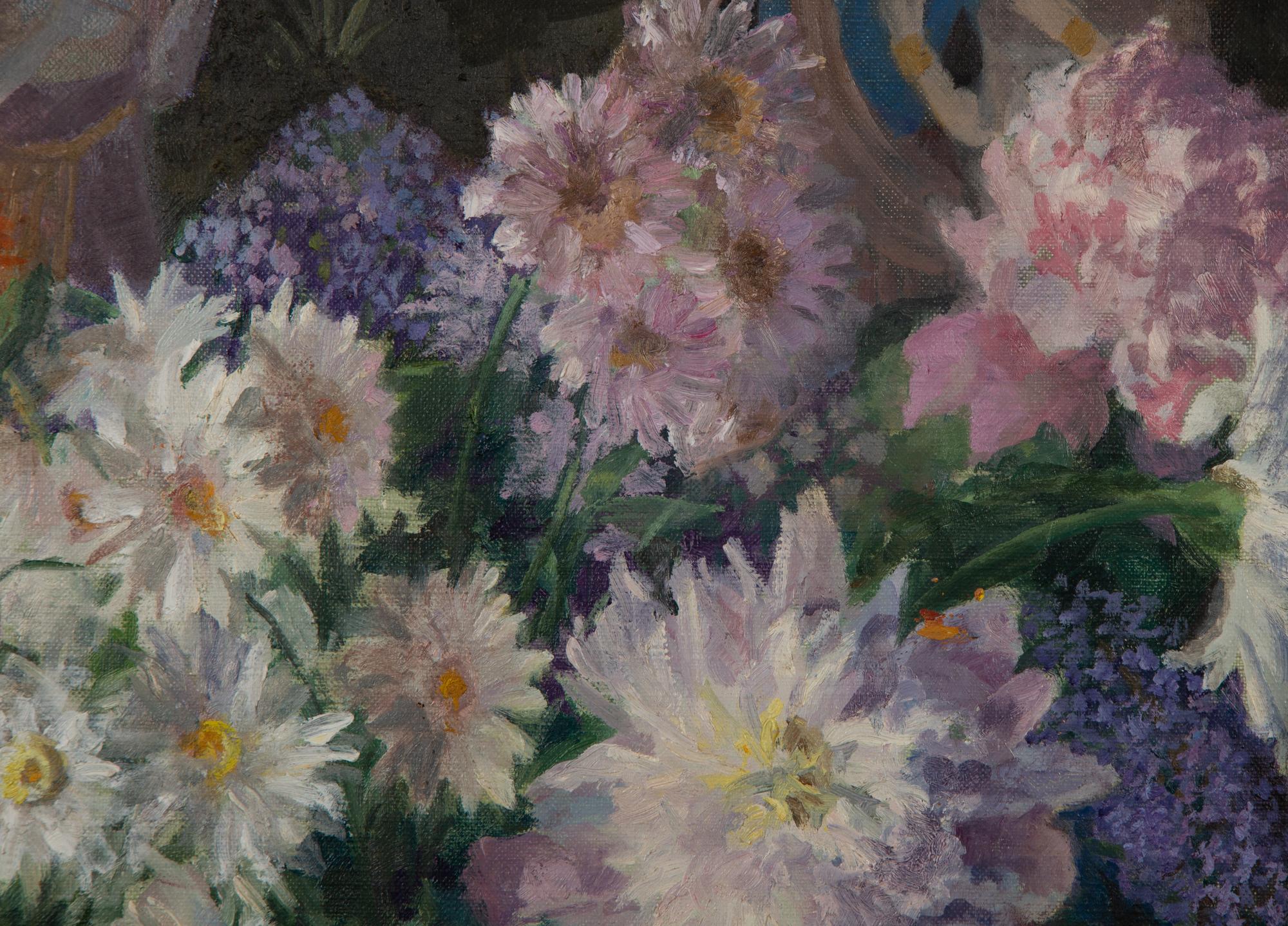 Flowers Before an Indian Painting