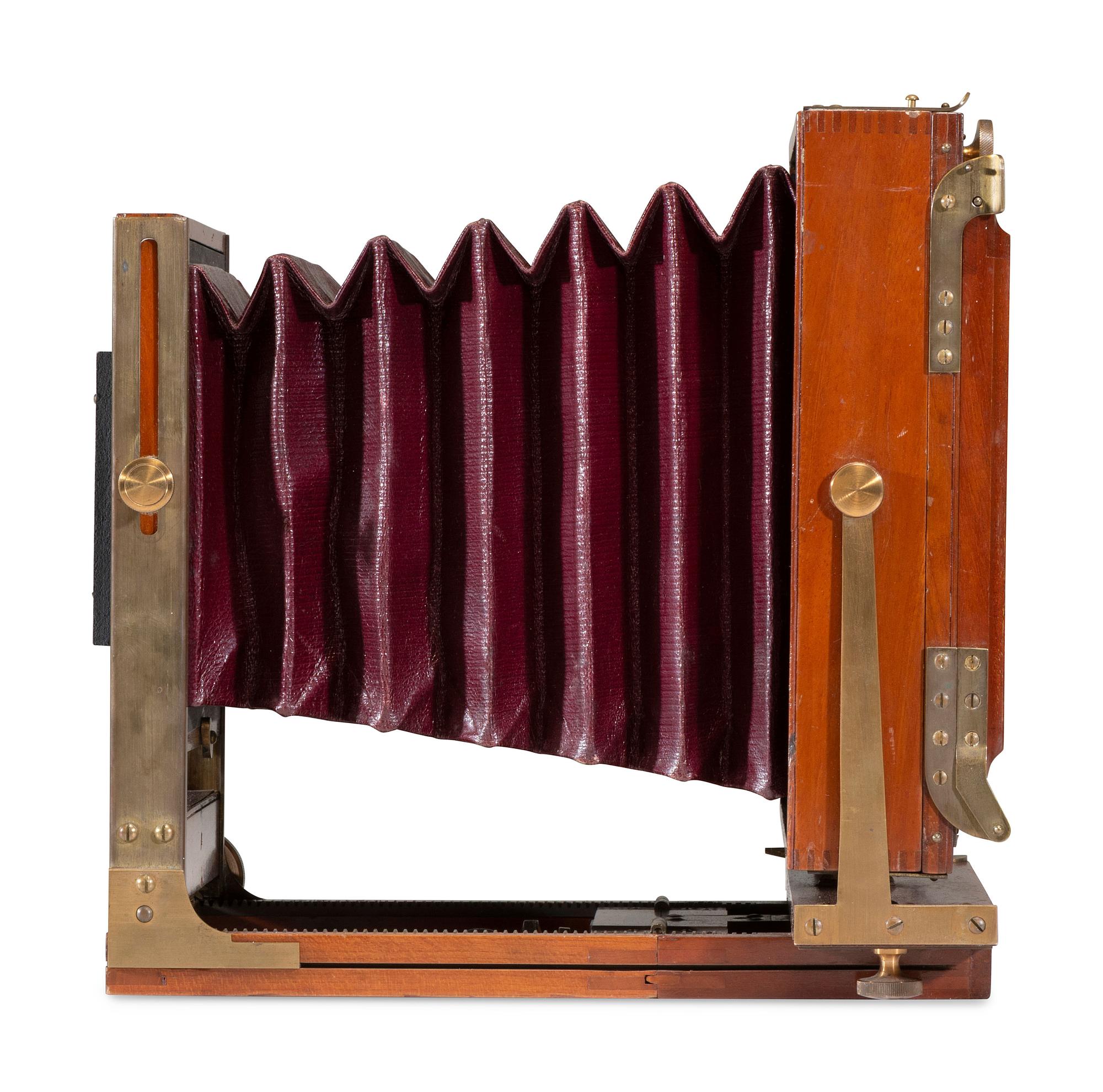 [EARLY PHOTOGRAPHY]. Eastman Dry Plate & Film Co. Interchangeable View camera. Rochester, NY, ca late 1886-1887.