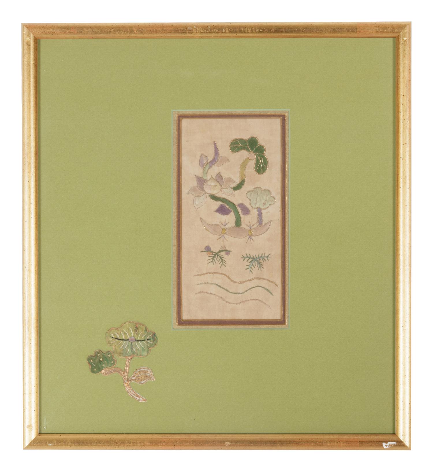 17 Chinese Embroidered Silk Panels