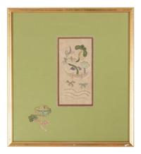 17 Chinese Embroidered Silk Panels