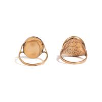 VICTORIAN, COLLECTION OF MOURNING RINGS