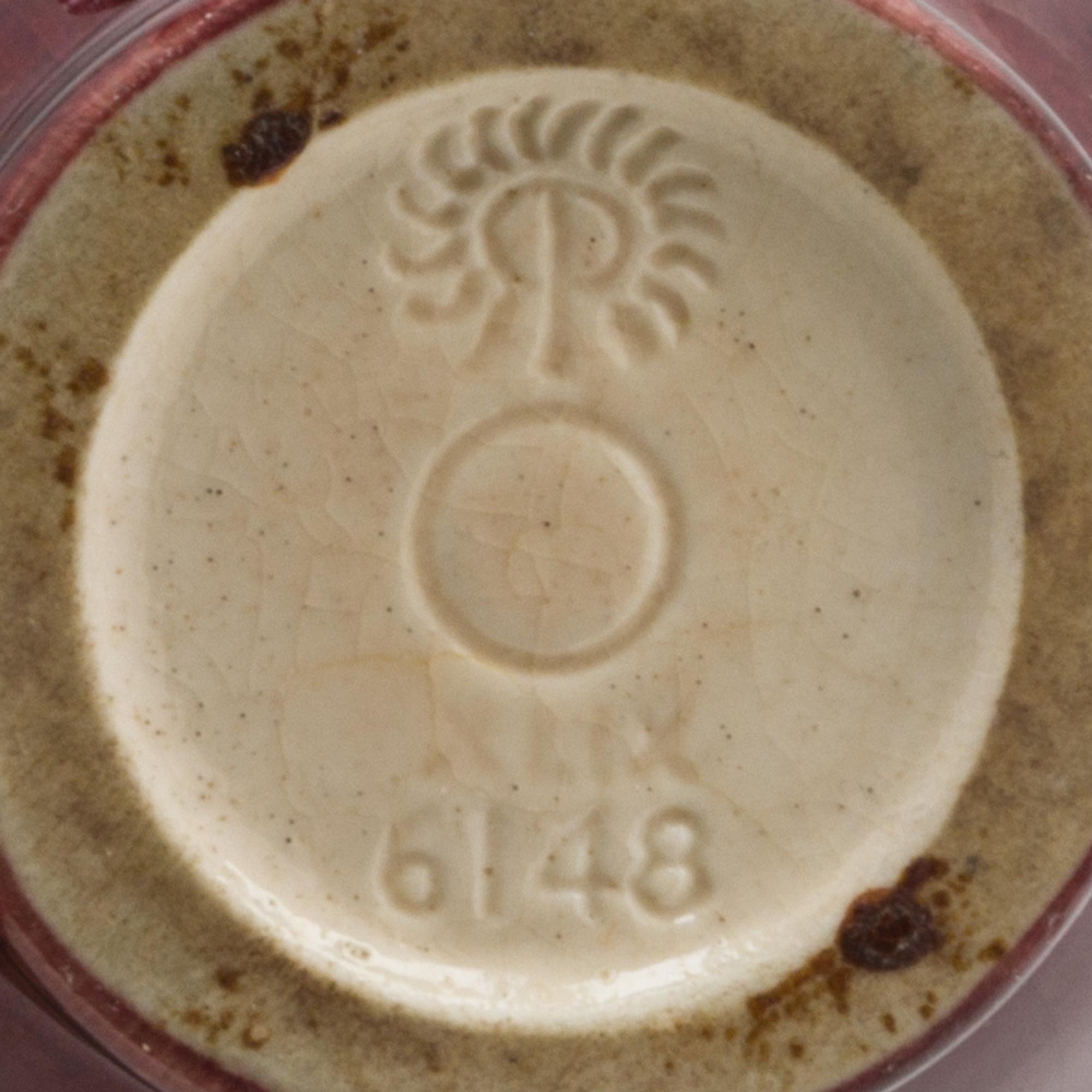 Two Rookwood Production Pottery Articles Width of first 7 3/4 inches. — TRAY DATED 1949