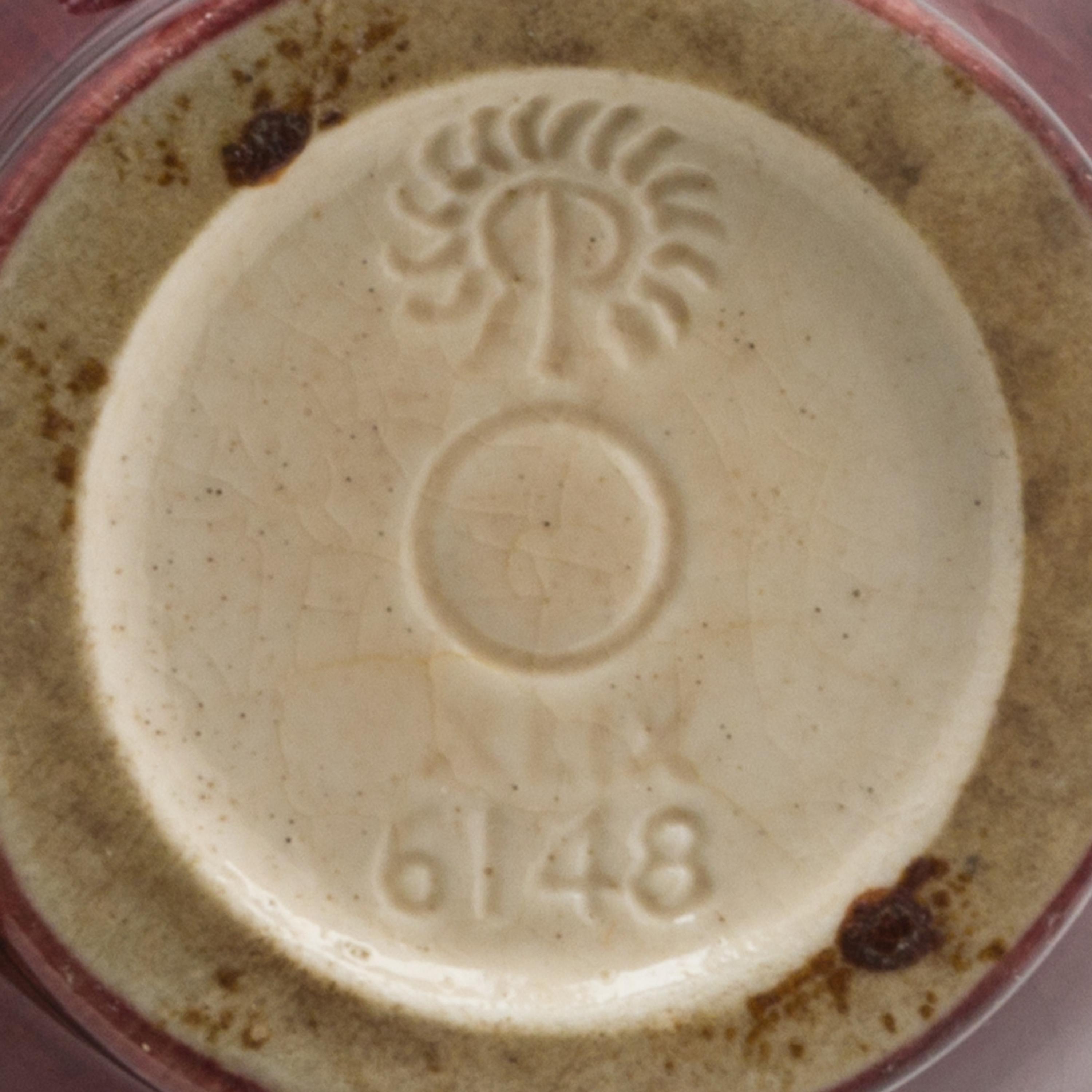 Two Rookwood Production Pottery Articles Width of first 7 3/4 inches. — TRAY DATED 1949