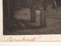 A group of three prints after Rembrandt