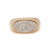 YELLOW GOLD AND DIAMOND RING