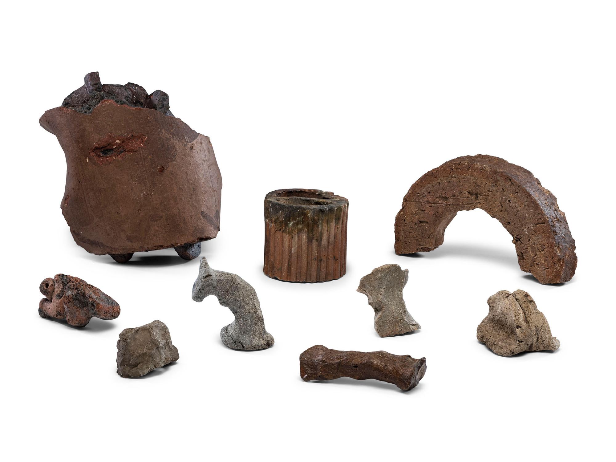 A Collection of Kiln Furniture and Pottery Artifacts