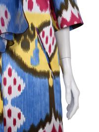 Rena Lange Printed Skirt Ensemble with Matching Scarf, 2000s