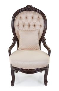 A Victorian Style Ladies Slipper Chair