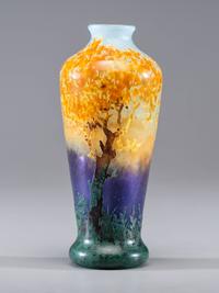 Vitrified Impressionist Vase